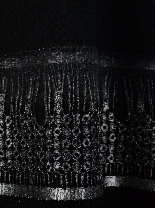 Платье D. Exterior темно-серое с вышивкой