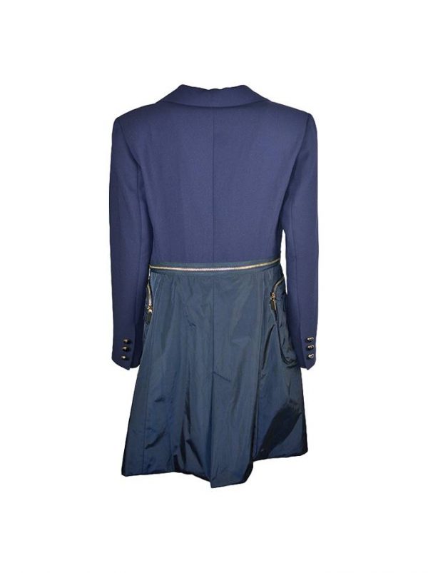 Пальто Tenax синее комбинированное