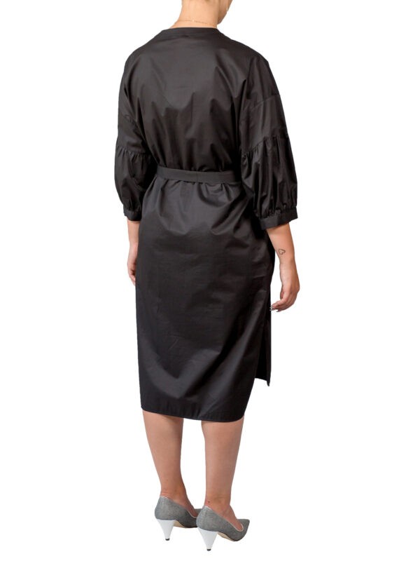 Платье Peserico черное с поясом