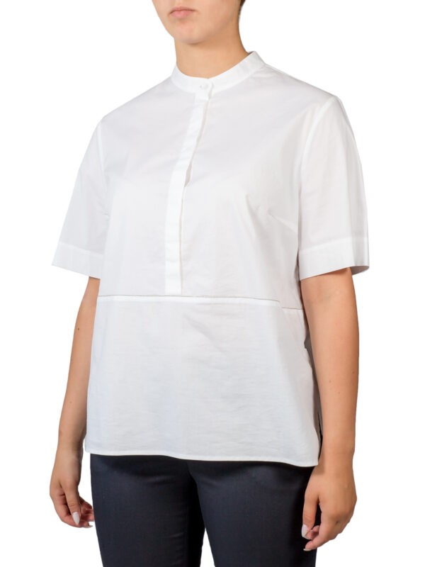 Рубашка Peserico белая с коротким рукавом