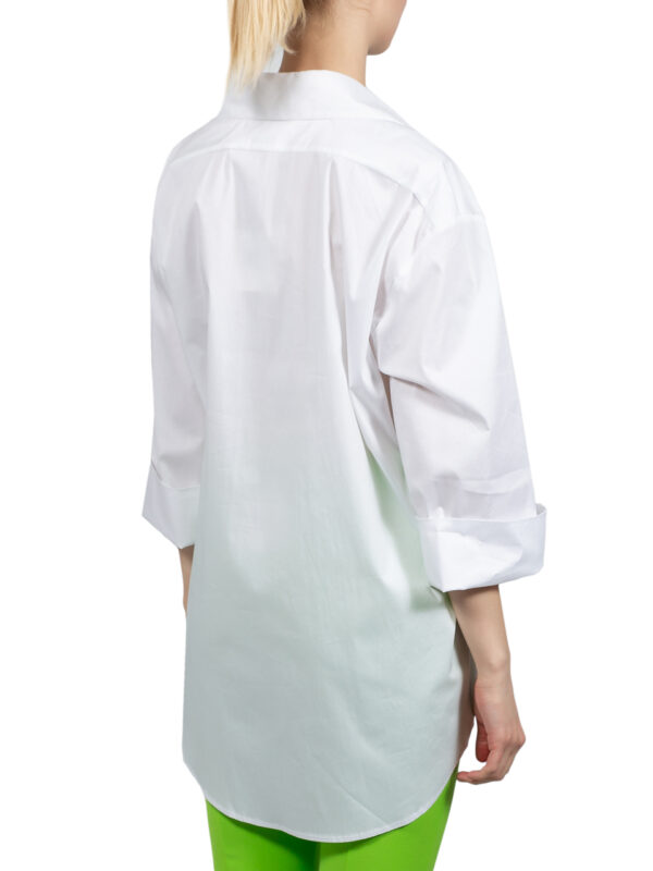 Рубашка vicolo белого цвета с карманом
